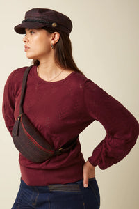 Pequeño paquete Tweedy rojo