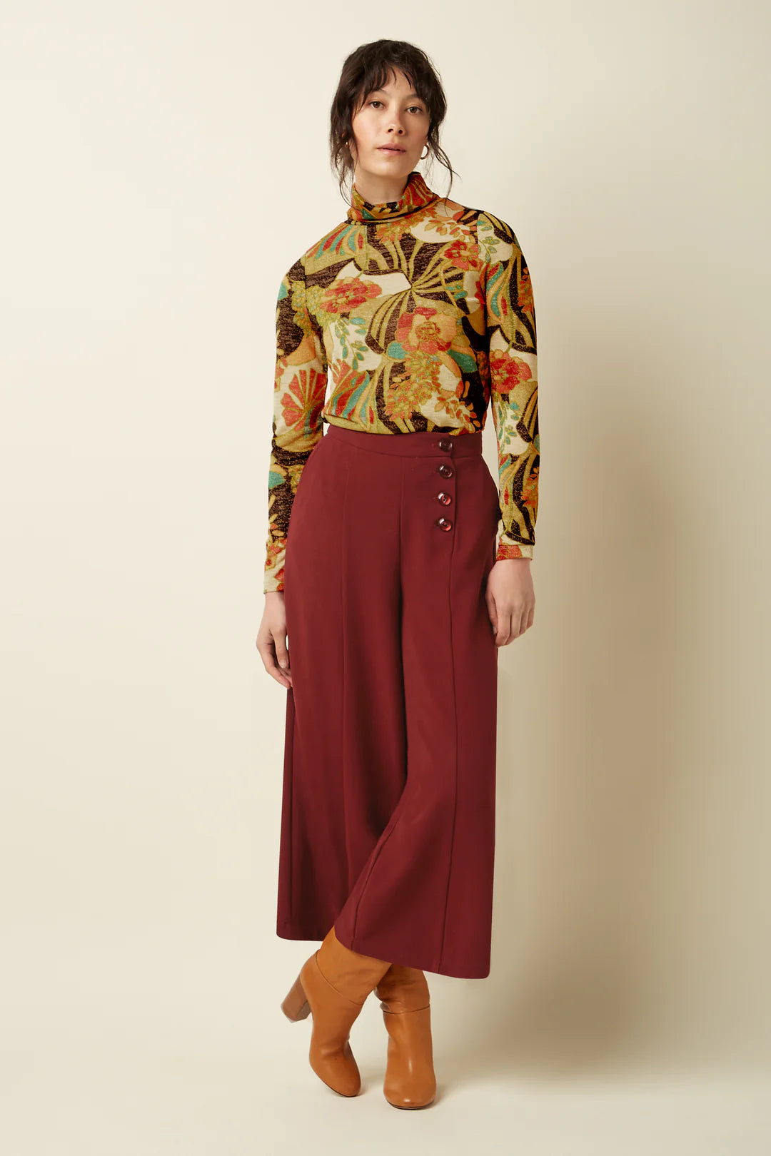 Pantalones Melody de crepé tejido