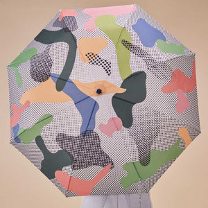 Paraguas ecológico con forma de cabeza de pato Dots