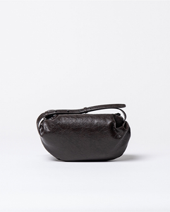 Bandolera efecto piel craquelada Chocolate 25BISA411-84