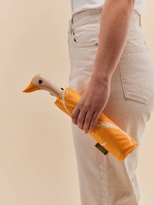 Paraguas de pato ecológico compacto amarillo Saffron Brush