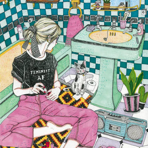 Feminist AF (21x30 cm) - Lámina artística