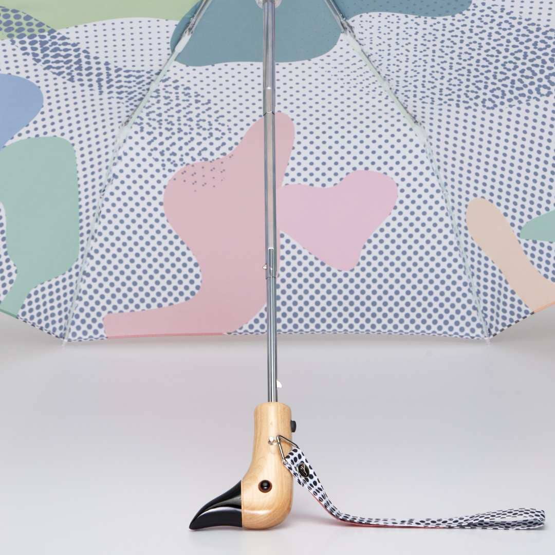 Paraguas ecológico con forma de cabeza de pato Dots