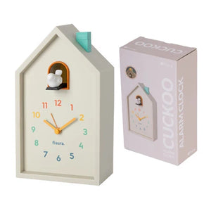 Reloj despertador cuco casita multicolor