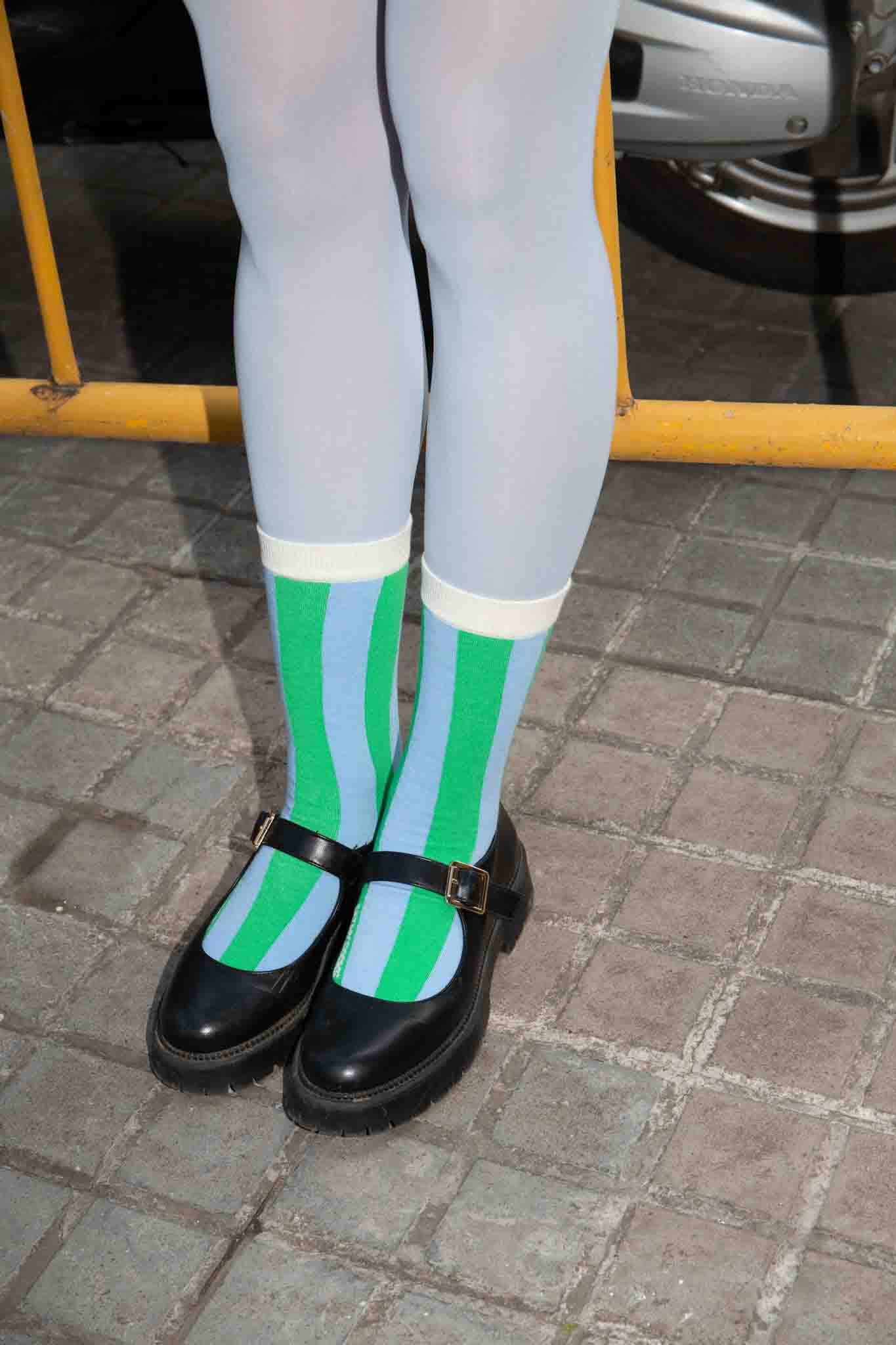 Calcetines de refresco de lima