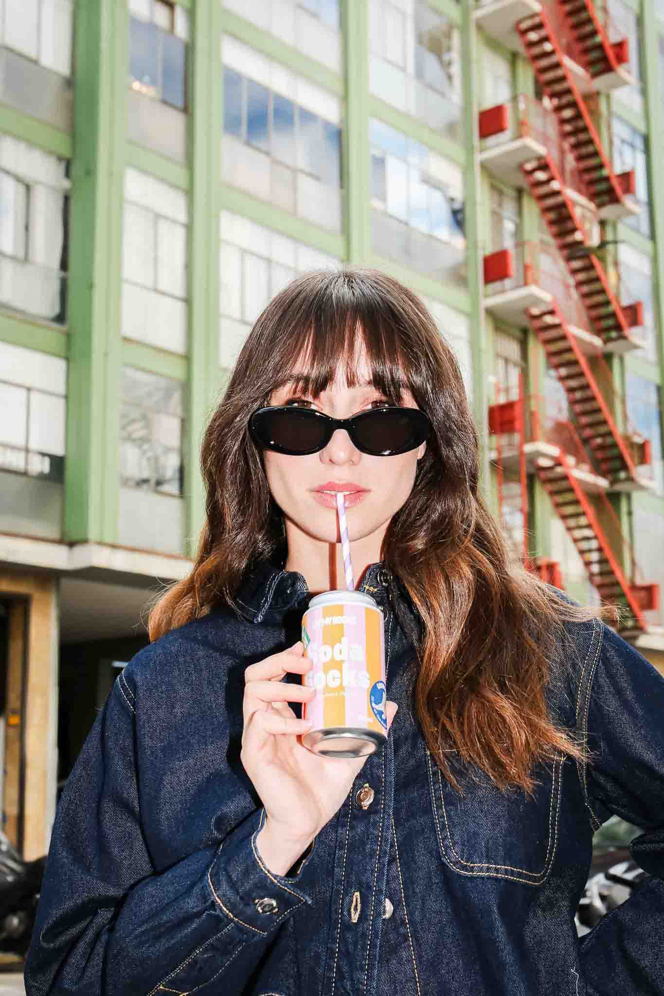 Calcetines de refresco de fresa