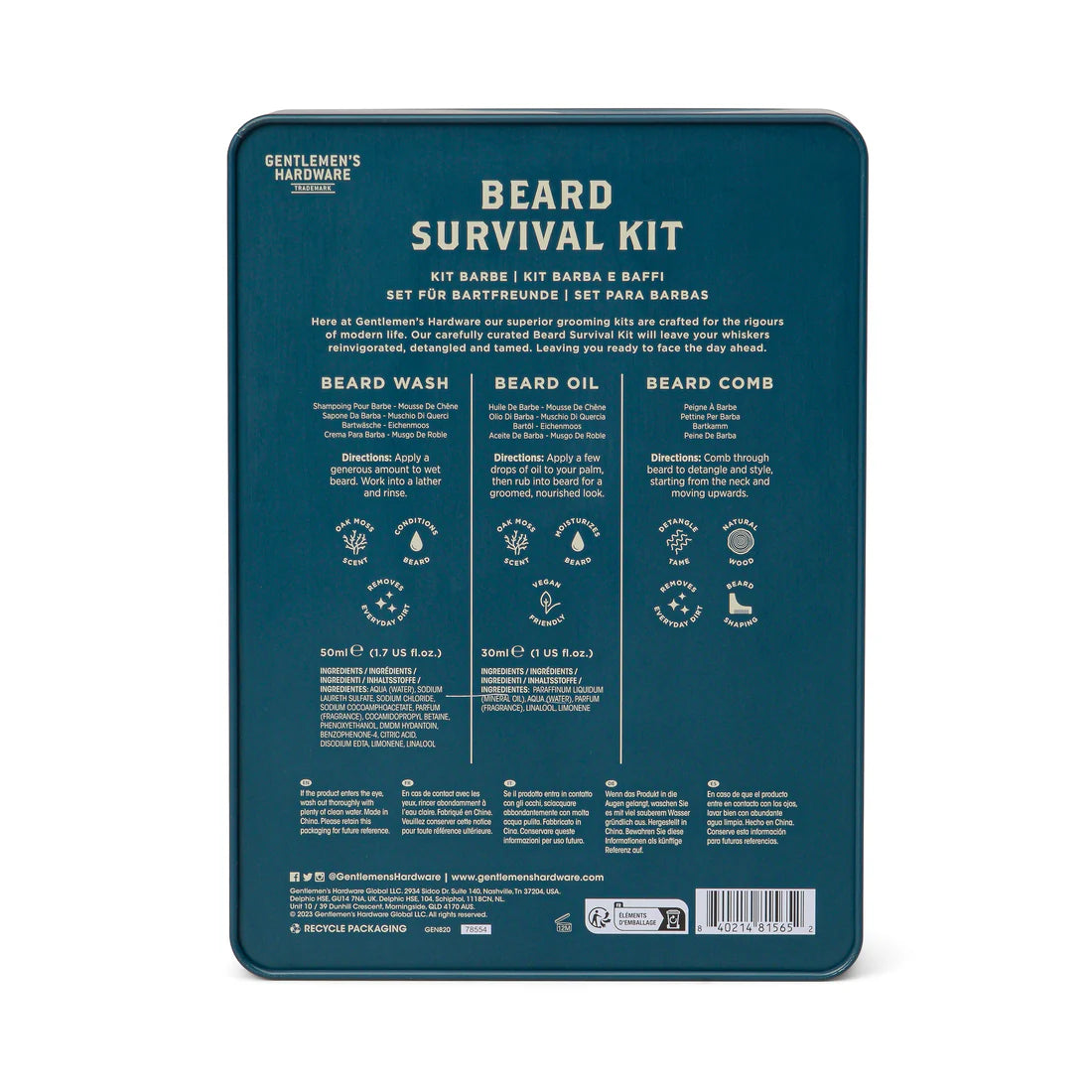 Kit de supervivencia para la barba