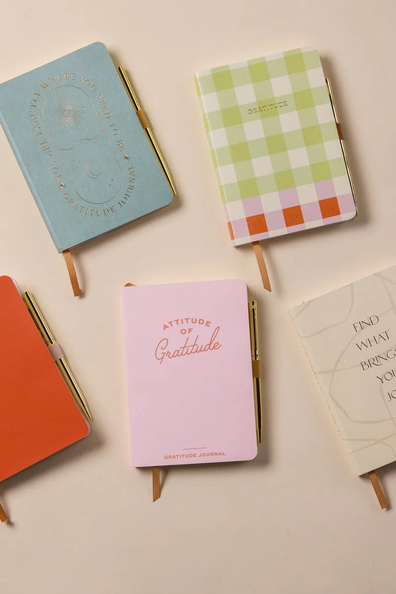 Diario de gratitud con bolígrafo - Actitud de gratitud