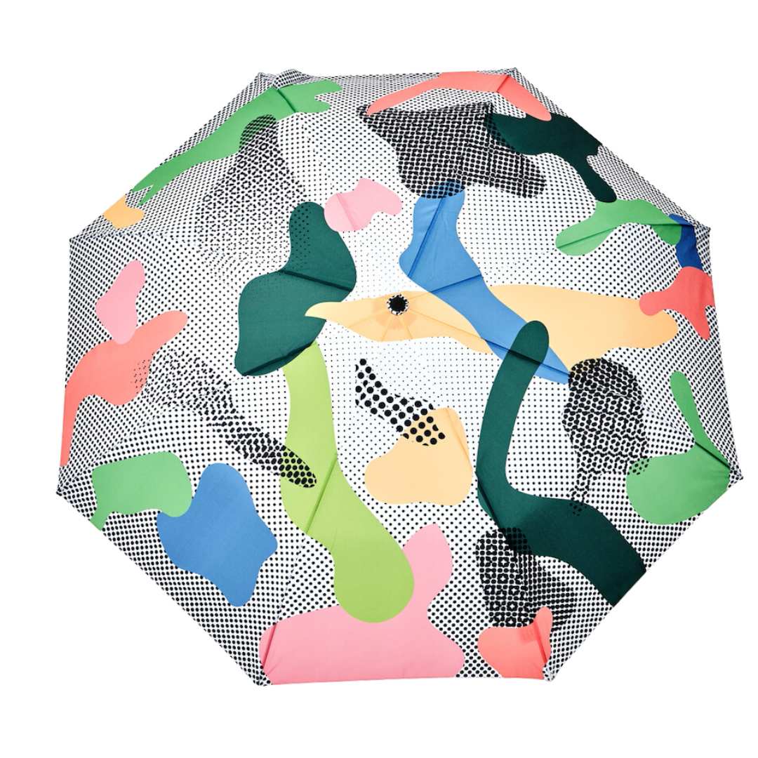 Paraguas ecológico con forma de cabeza de pato Dots