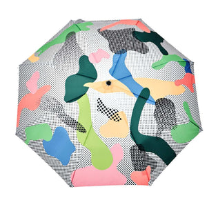 Paraguas ecológico con forma de cabeza de pato Dots