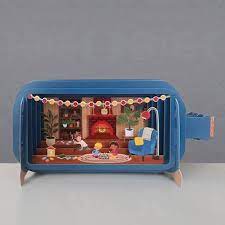 Postales 3D, niños